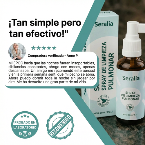 Spray de Limpieza pulmonar