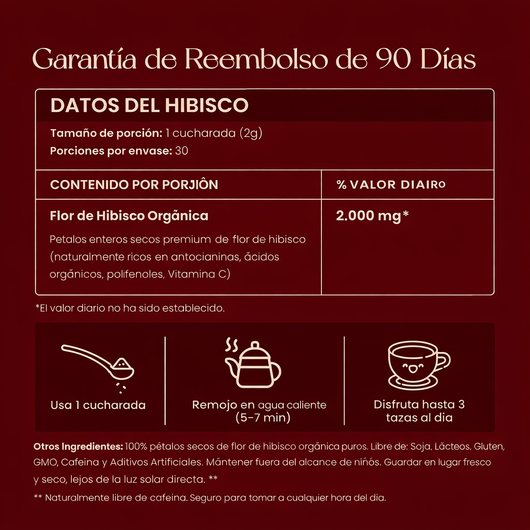 Té de Hibisco en Bolsitas