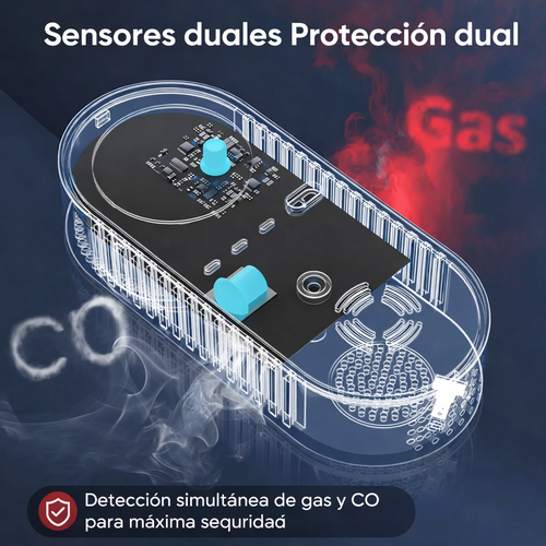 Detector de CO 4 en 1