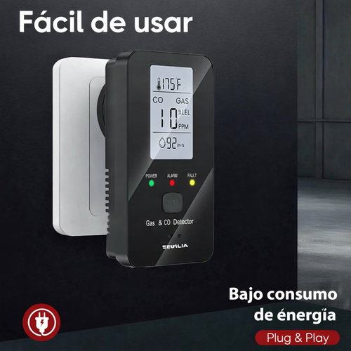 Detector de CO 4 en 1