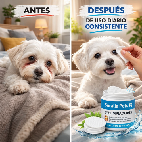 Kit de toallitas para los ojos para mascotas