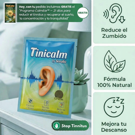 Parches Herbales para Zumbido de Oído - Pack 12 Unid