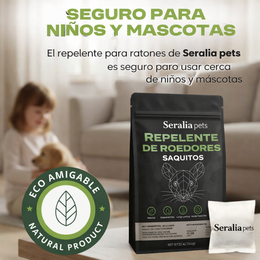 Bolsas repelentes de roedores