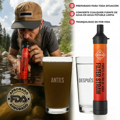 Filtro de agua de emergencia