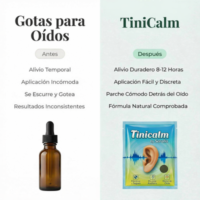 Parches Herbales para Zumbido de Oído - Pack 12 Unid