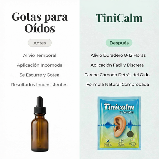 Parches Herbales para Zumbido de Oído - Pack 12 Unid