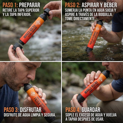 Filtro de agua de emergencia