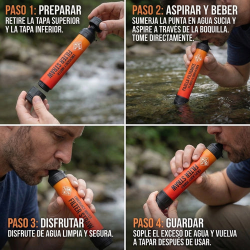 Filtro de agua de emergencia